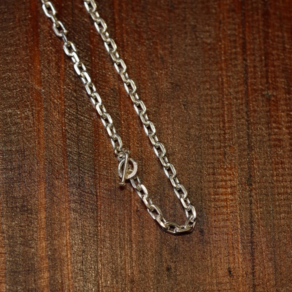 First Arrow's Silver O-062(T) T BAR 60cm Chain M
