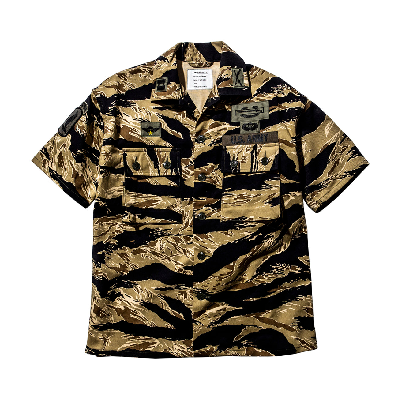Real McCoy's TIGER SHIRT S/S MS20002 AIRBORNE RANGER