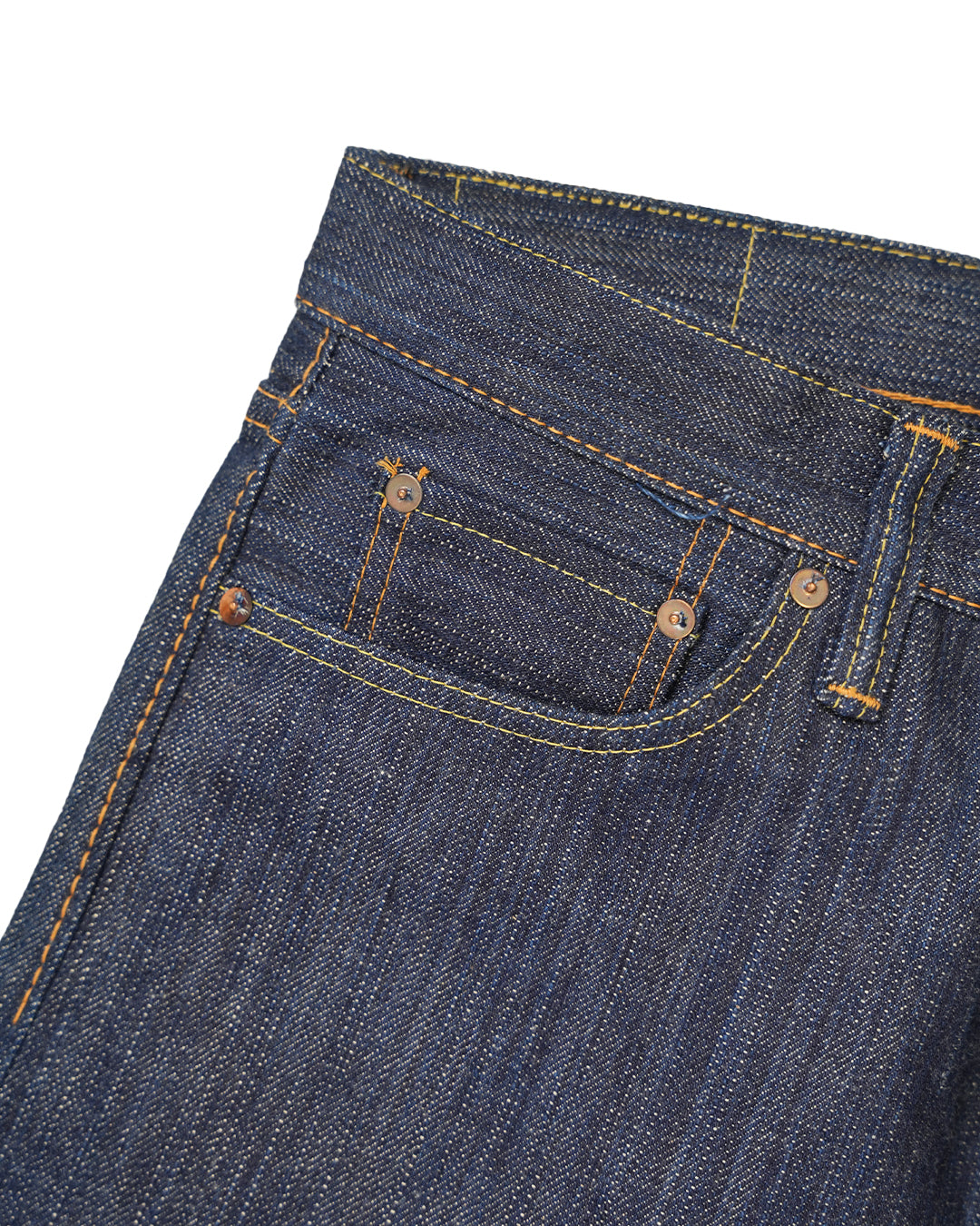 Pure Blue Japan KS-013 Irregular Indigo Raw Unsanforized