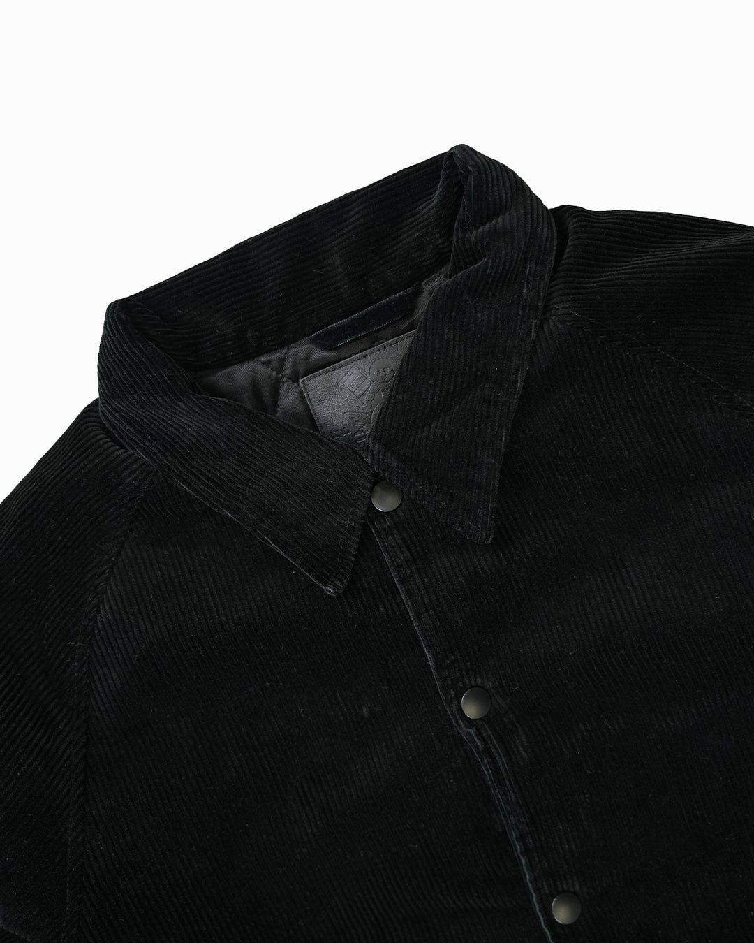 Momotaro MXOT1304 Corduroy Coach Jacket Black