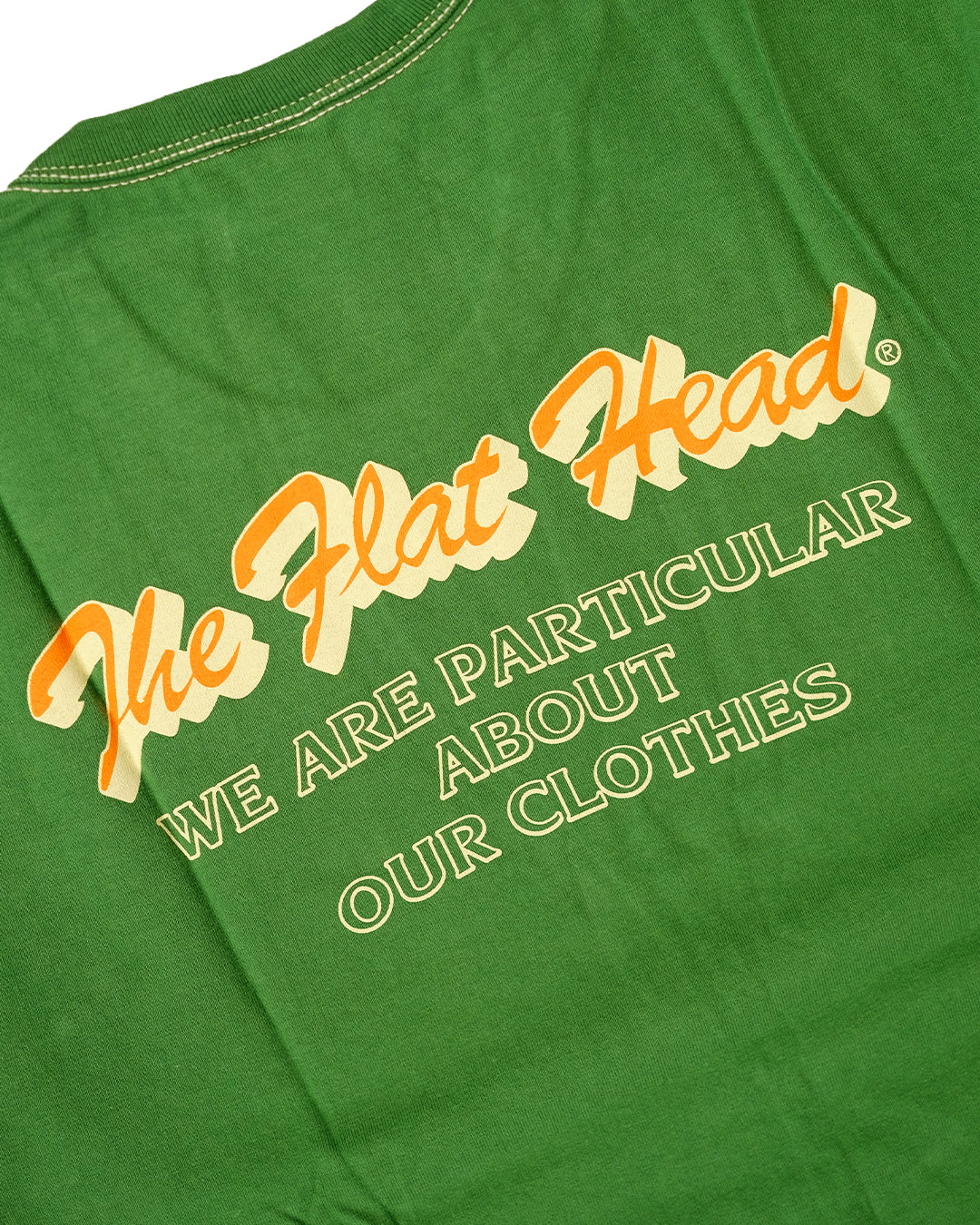 The Flat Head T-Shirt THC 119W TRADEMARK GREEN