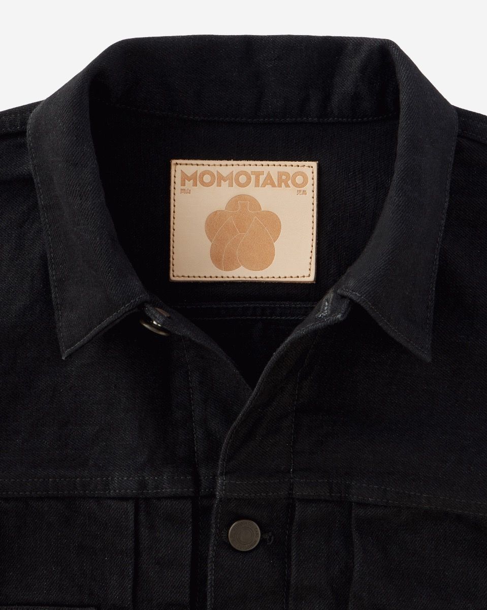 Momotaro Jeans #002 CLASSIC TYPE 2 DENIM JACKET 15.7OZ Black MMGJ1102 BLACK