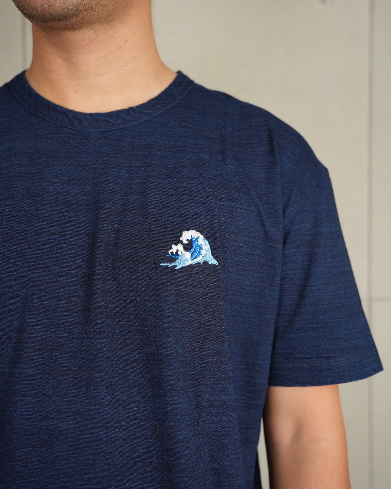 Pure Blue Japan 5406-4 Wave T-Shirt