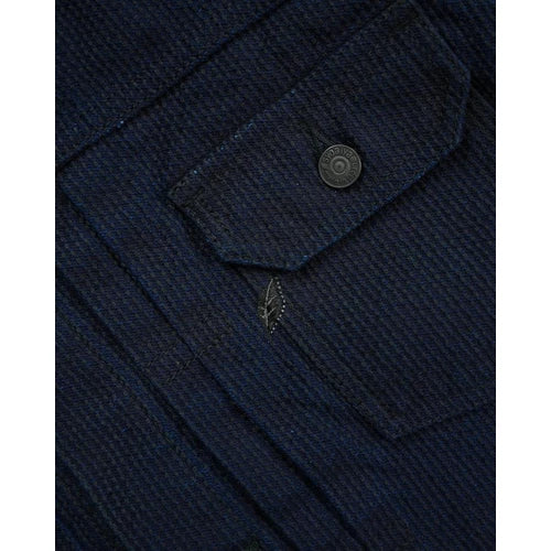 Pure Blue Japan 6220 ID Sashiko Indigo x Black Denim Type 2