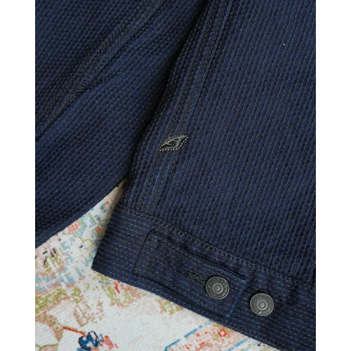 Pure Blue Japan 6220 ID Sashiko Indigo x Black Denim Type 2