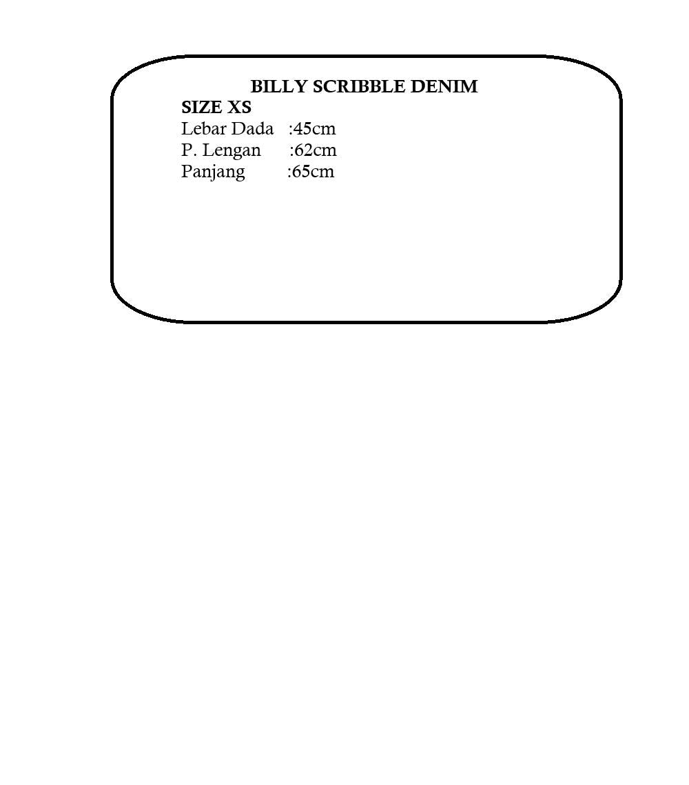 Billy Scribble Denim