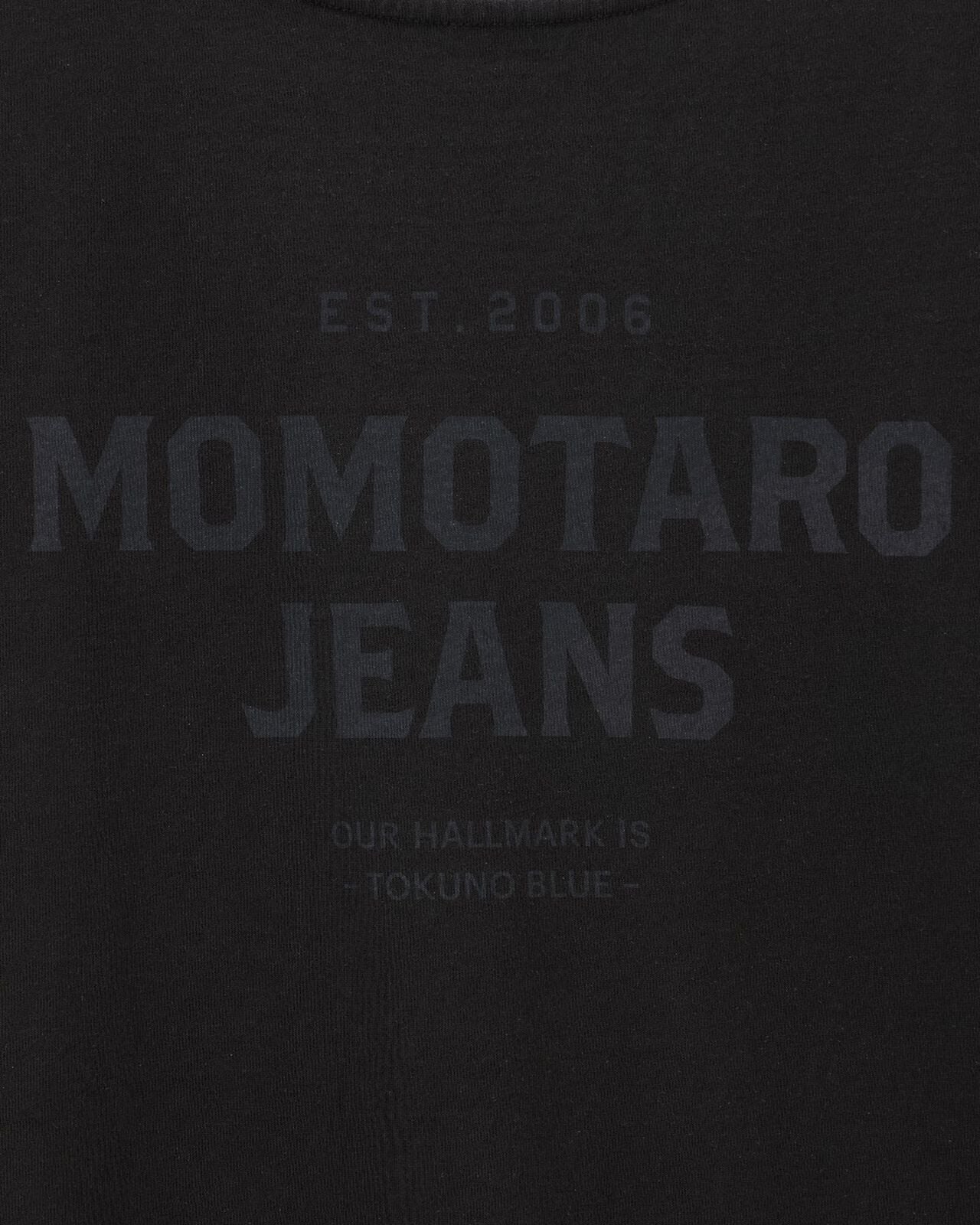 Momotaro Jeans MXTS6004 BLK HEAVY OUNCE S/S TEE -DISCHARGE PRINT