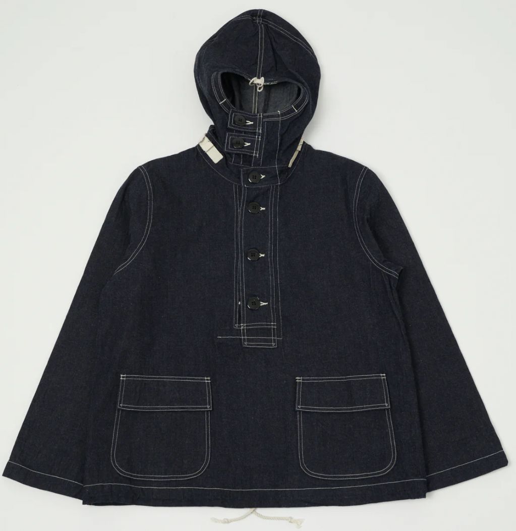 Buzz Rickson Jacket BR11703A US Navy Denim Hooded Pullover