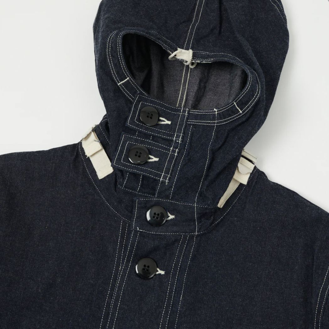 Buzz Rickson Jacket BR11703A US Navy Denim Hooded Pullover