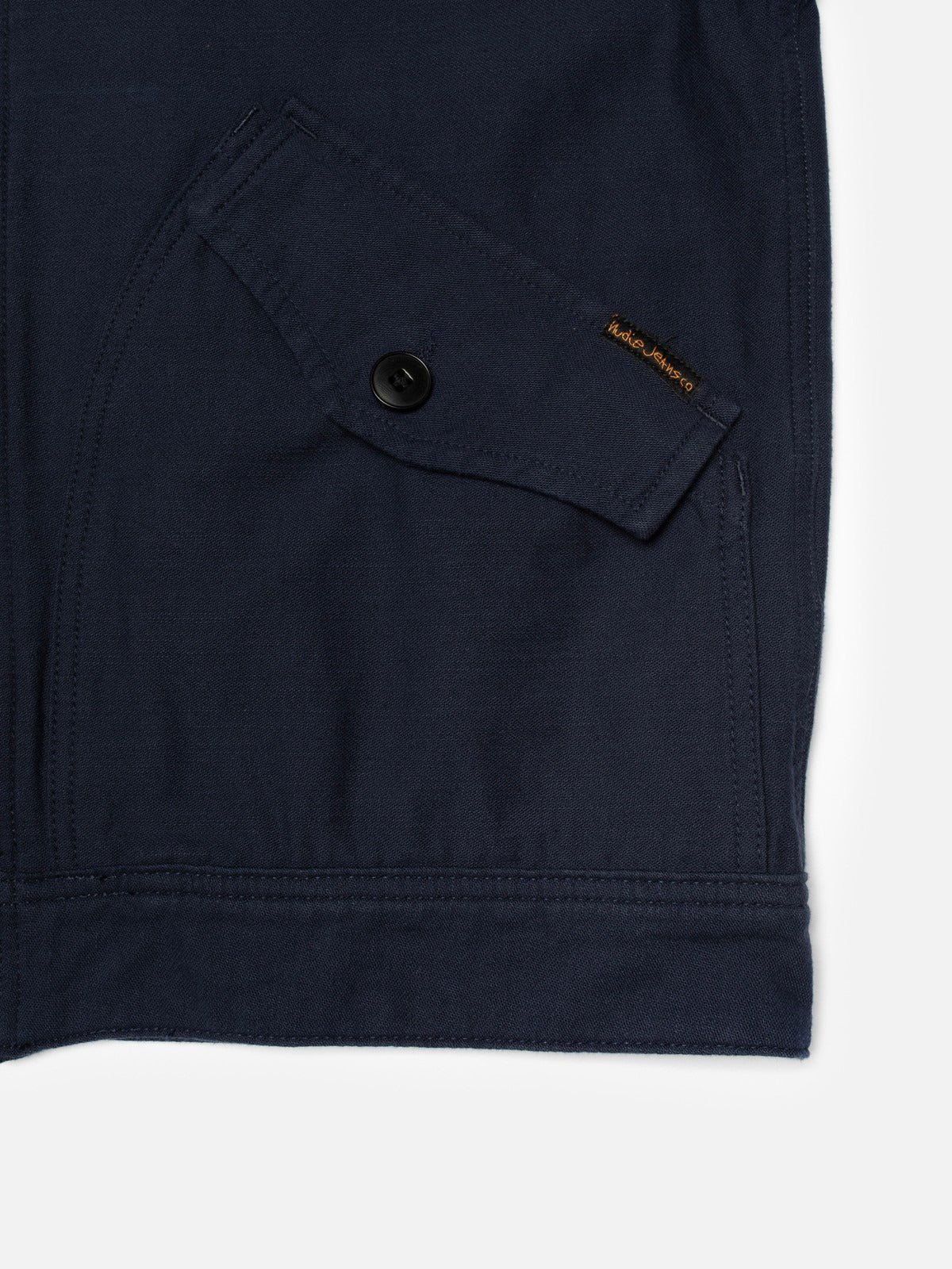 Blake Zip Jacket Back Sateen Navy
