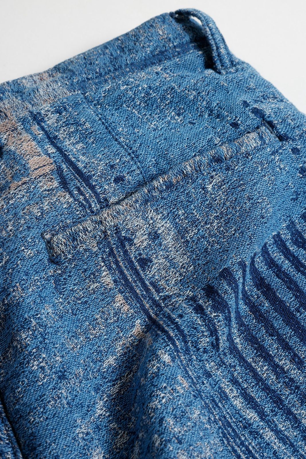 FDMTL FA25PN37U BORO JAQUARD WIDE PANTS 3YR WASH