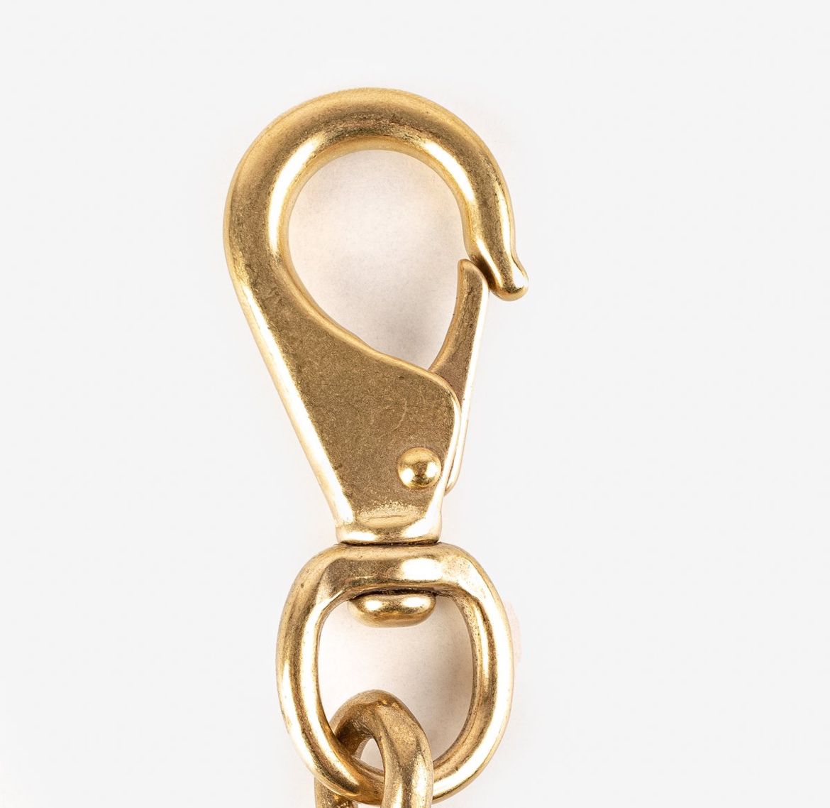 Iron Heart Large Clip With Rings And Clips -Brass W-12