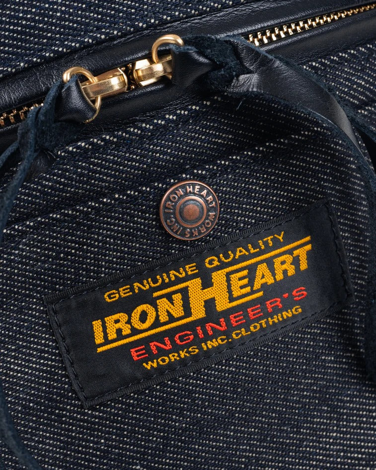 Iron Heart IHE-37S-IND 21oz Selvedge Denim Waist Bag - Indigo