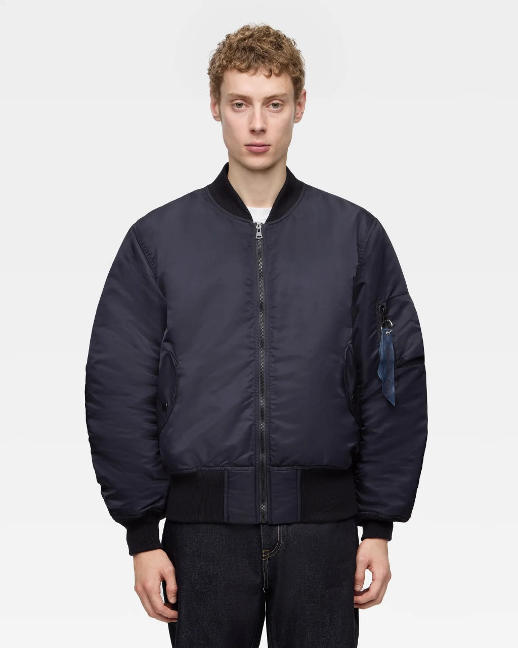 Momotaro MMOT6311 Navy EMBROIDERY MA-1 – LIMBRO DENIM