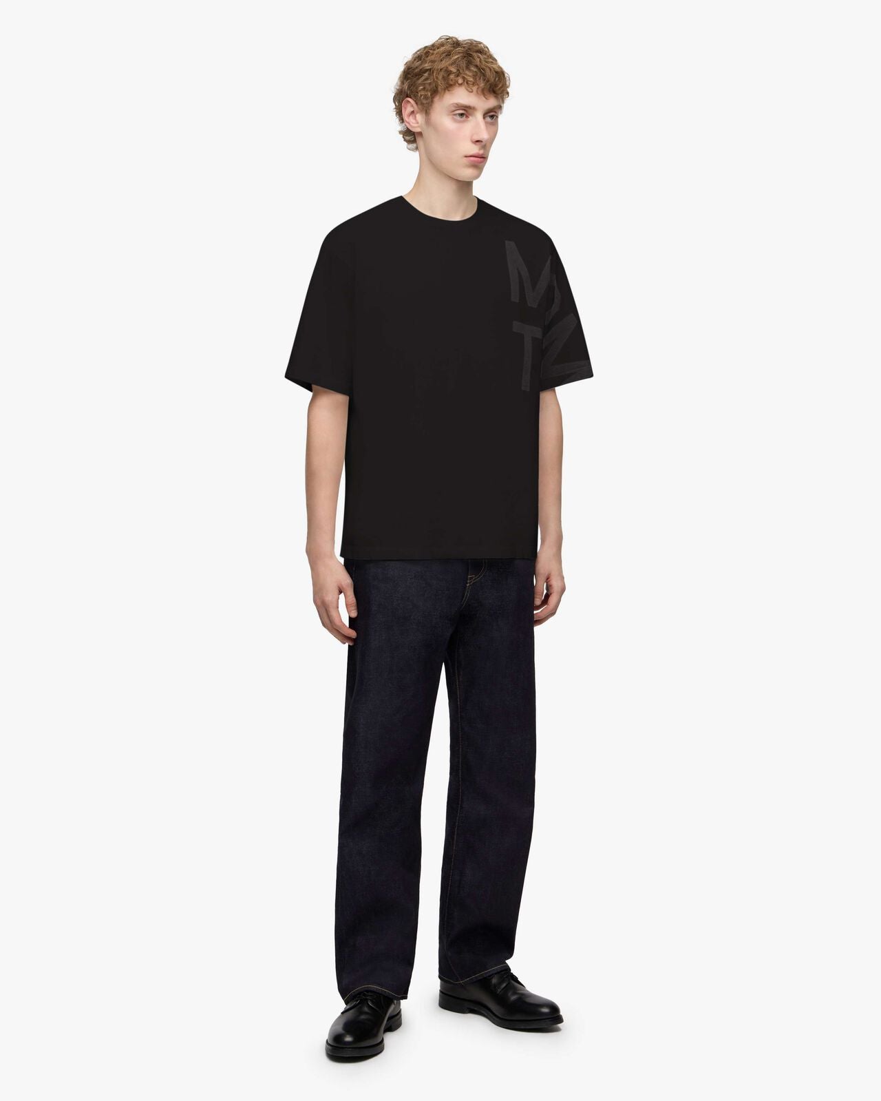 Momotaro MMTS6027 BLK ZIMBABWE COTTON S/S TEE - MOMOTARO