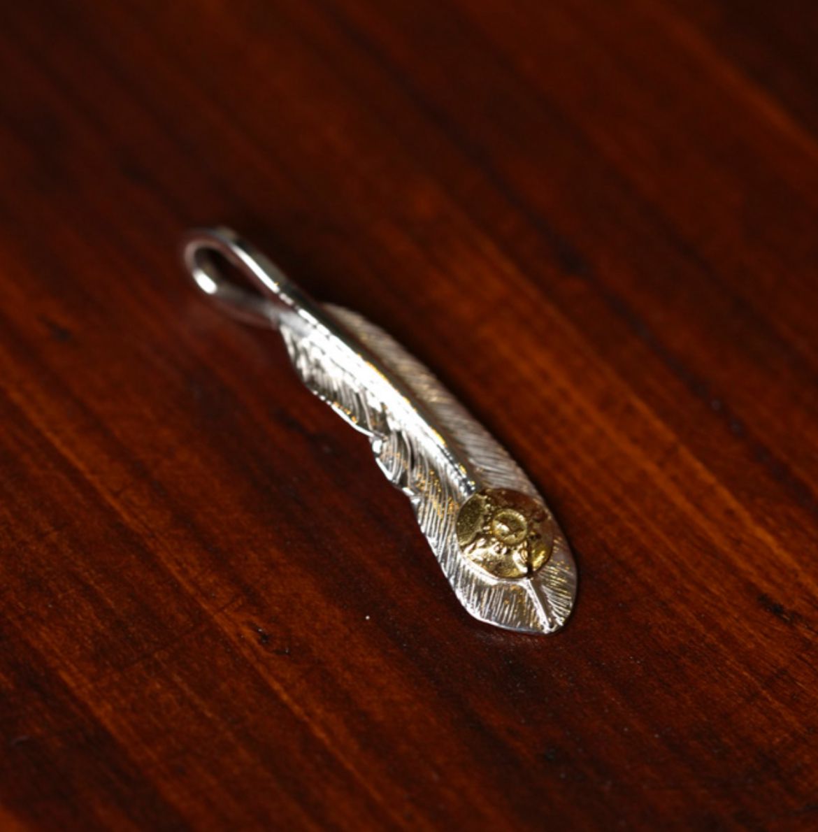 First Arrow's Silver P-005L Feather (S) With K18