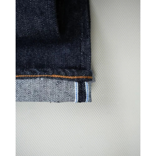 Pure Blue Japan PBE 019 Beige Core 17.5oz Relaxed Tapered