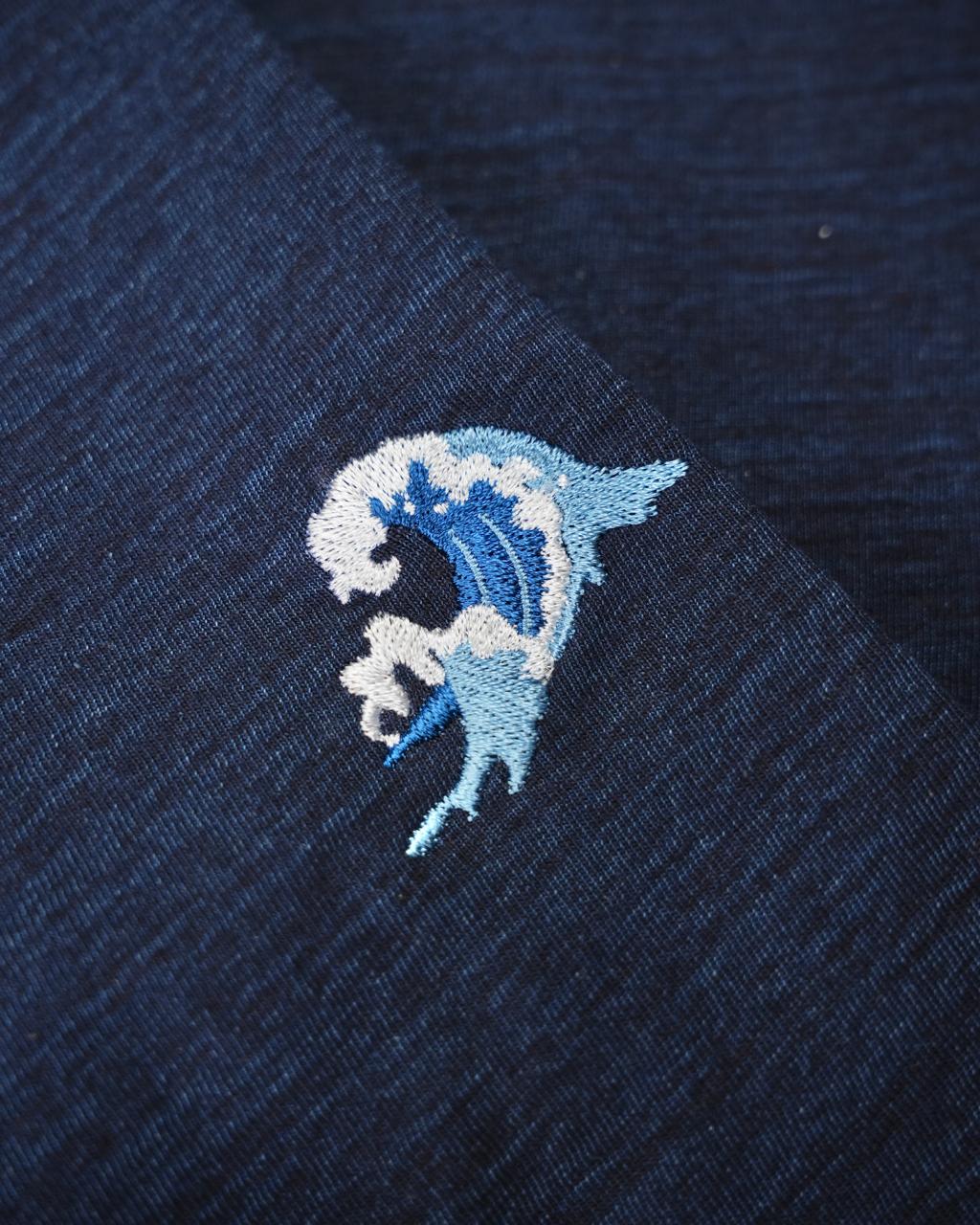 Pure Blue Japan 5406-4 Wave T-Shirt