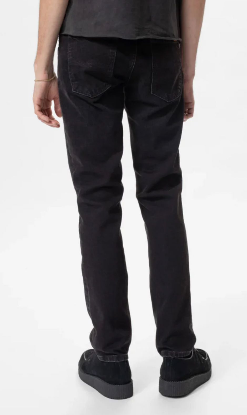 Nudie Solid Ollie Black Steel