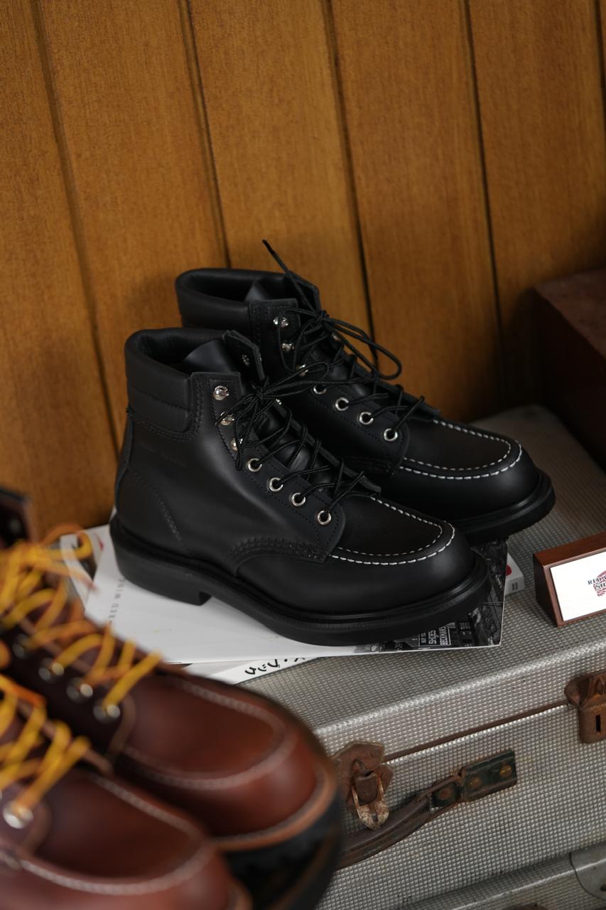 Red Wing Shoes 8133 Supersole Moc toe Black – Limbro Denim