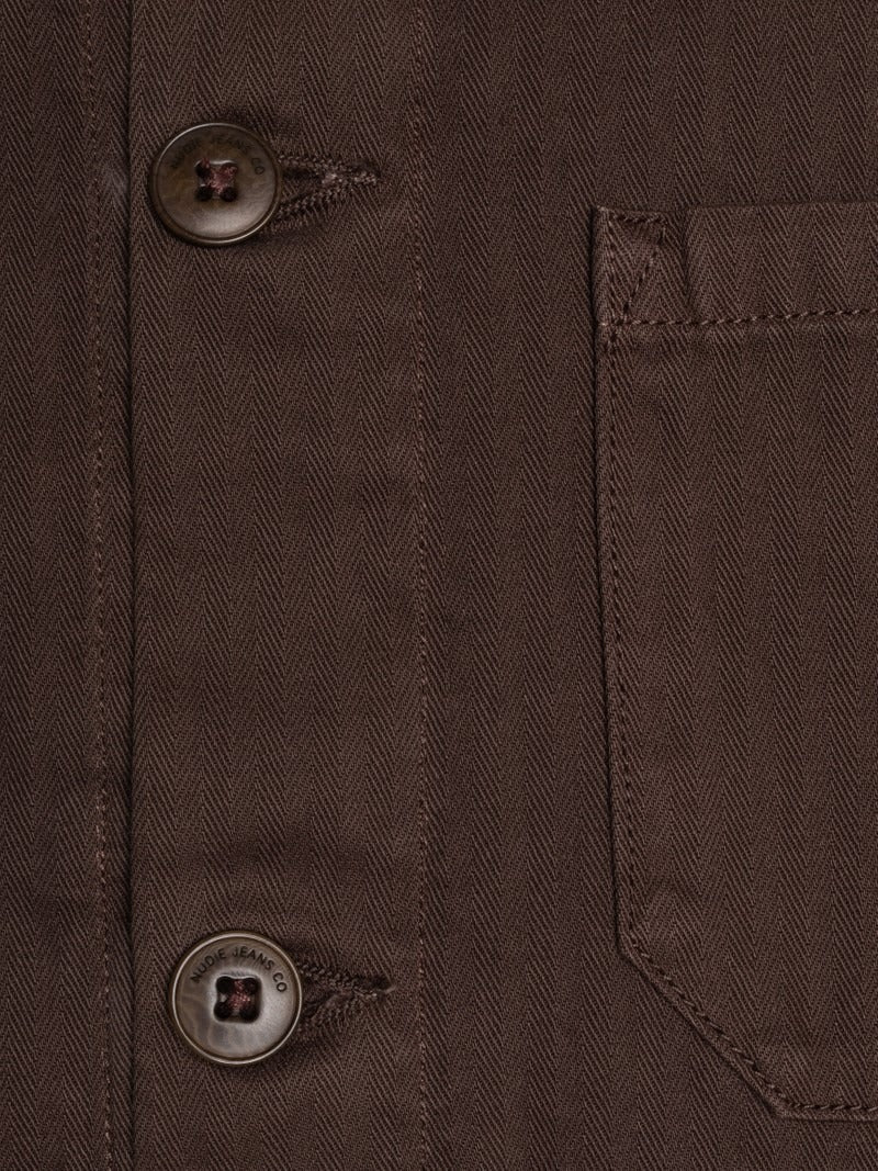 Buddy Herringbone Chore Jacket C54/Walnut