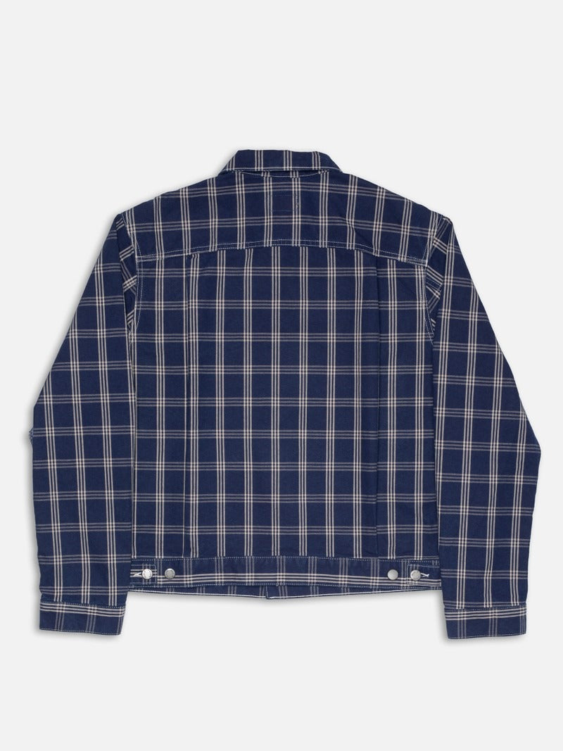Dante II Indigo Check Jacket Blue