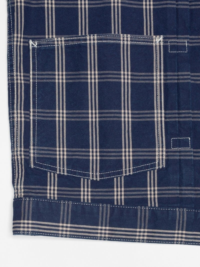 Dante II Indigo Check Jacket Blue