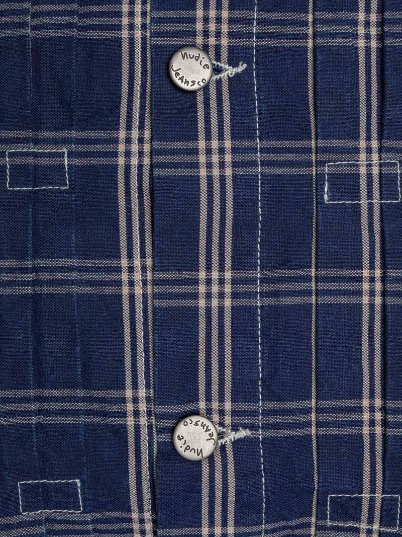 Dante II Indigo Check Jacket Blue