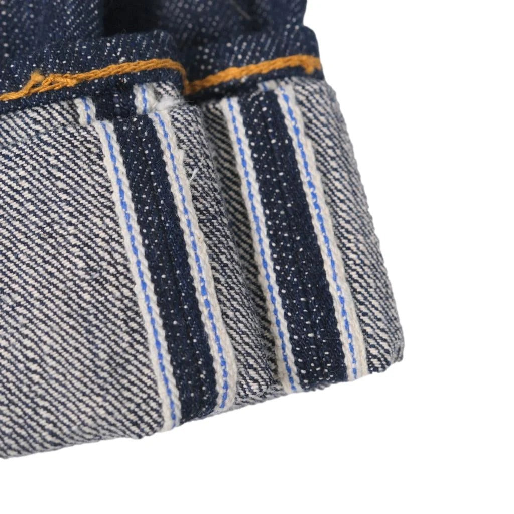 Pure Blue Japan KS-15oz-019 "Kasuri" Selvedge Jeans (Relaxed Tapered)