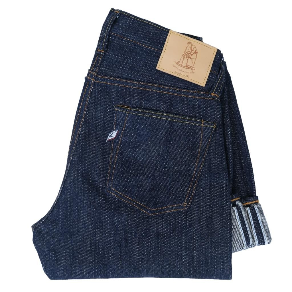 Pure Blue Japan KS-15oz-019 "Kasuri" Selvedge Jeans (Relaxed Tapered)