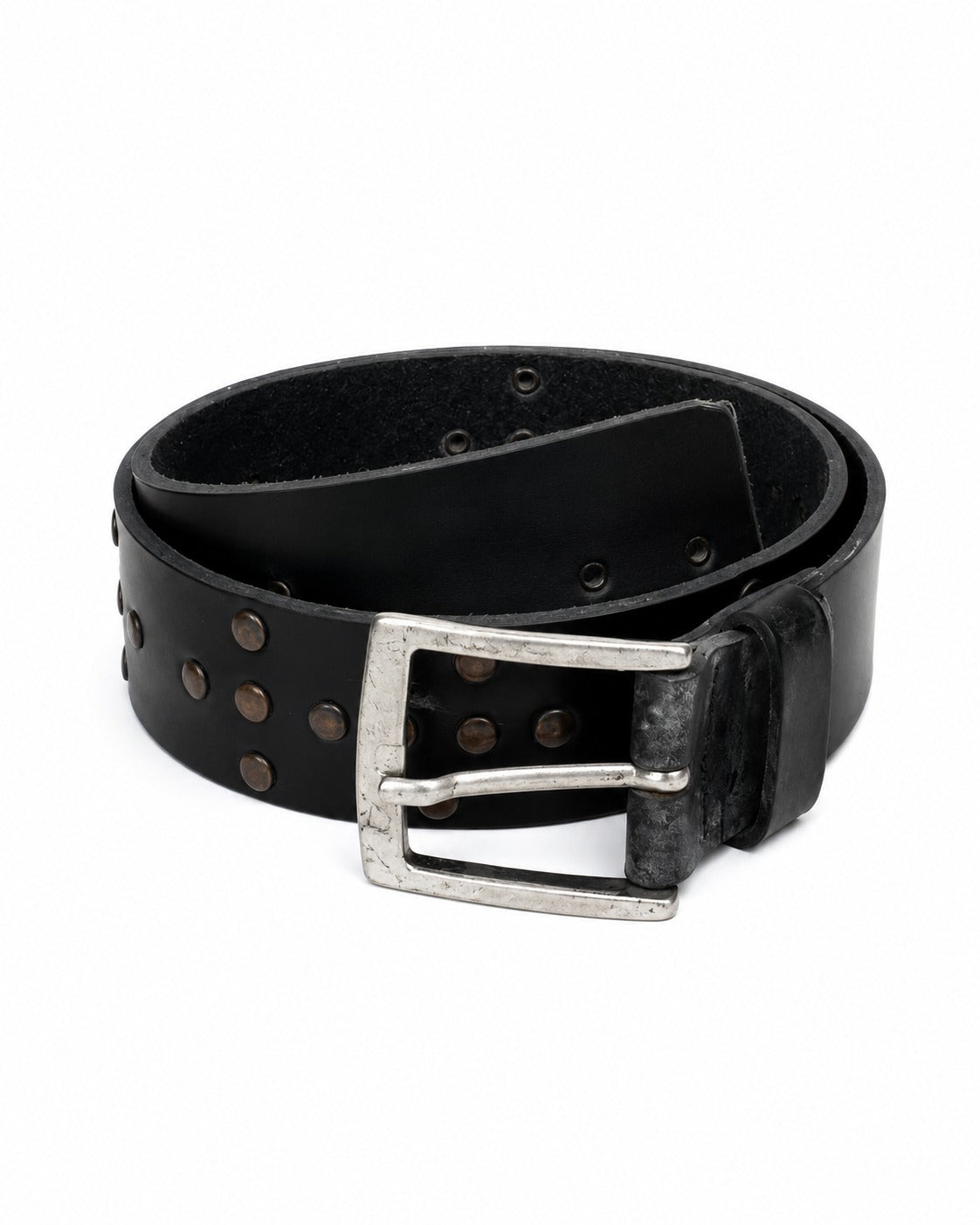 Nathansson Studs Belt Cognac Black