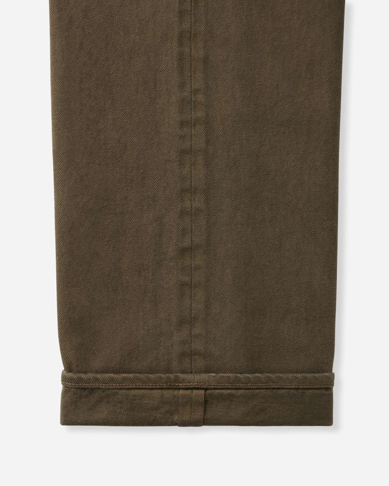 Momotaro Jeans MMJZ6403 #100 Botanical Moss Dye Straight Denim Khaki
