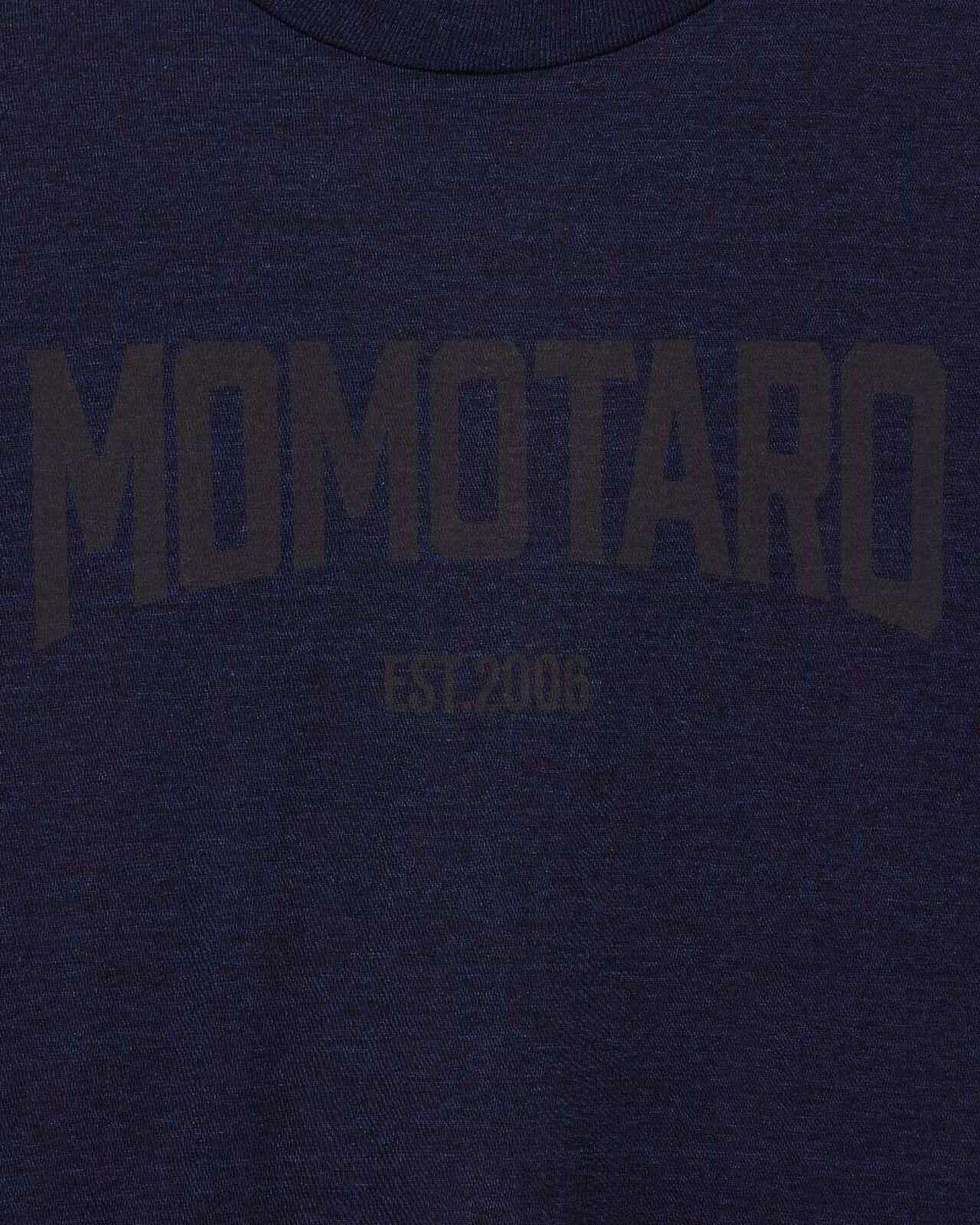 Momotaro Jeans MMTS6008 ID YARN DYED S/S TEE - ALPHABET FRONT