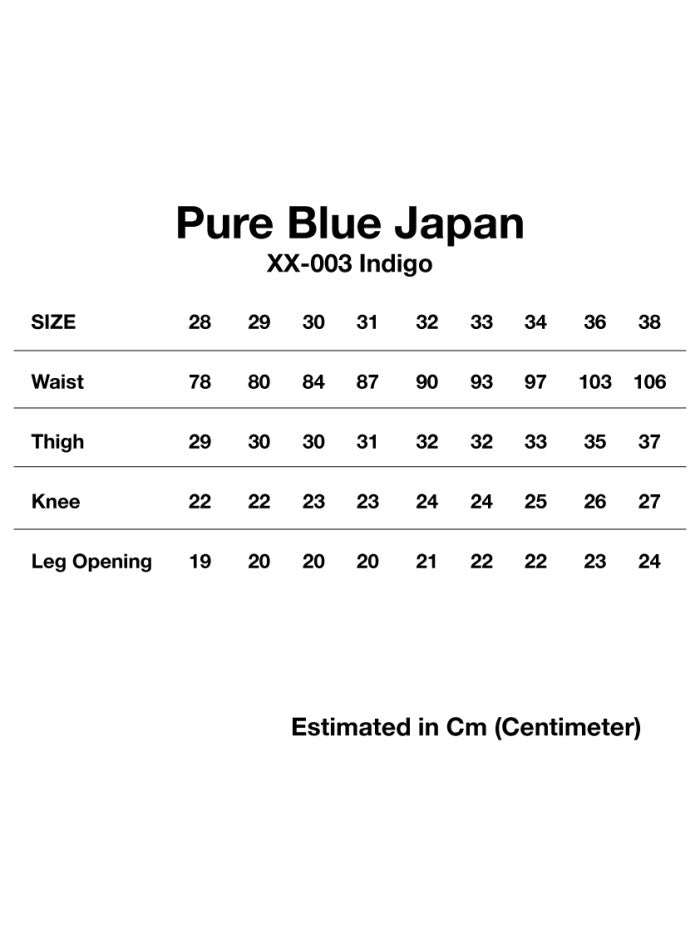Pure Blue Japan Jeans Regular Straight XX-003 Indigo