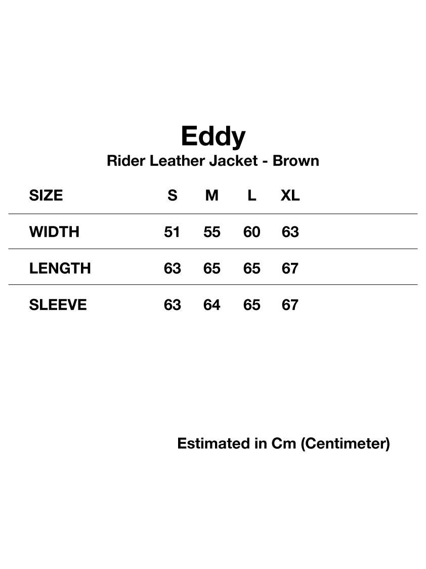 Eddy Rider Leather Jacket B10/ Brown