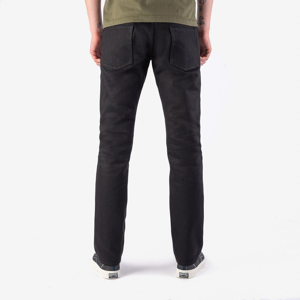 Iron Heart 777 XHS 25 oz Black Black Selvedge Denim