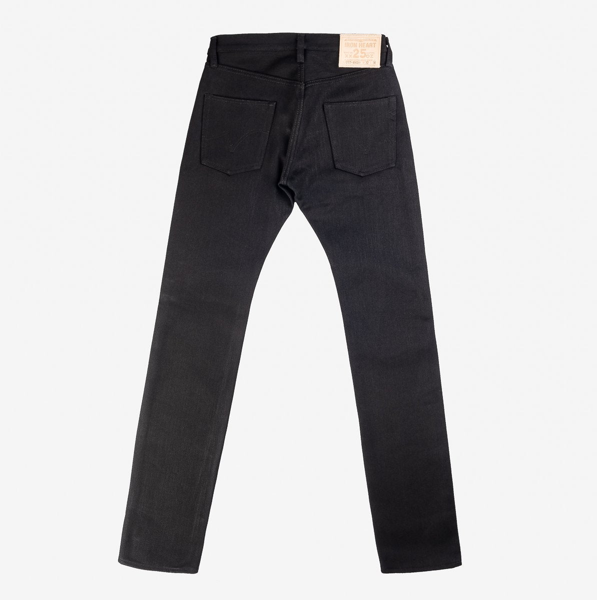 Iron Heart 777 XHS 25 oz Black Black Selvedge Denim