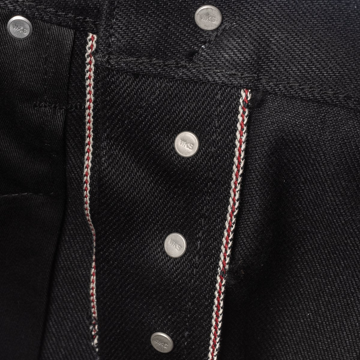 Iron Heart 777 XHS 25 oz Black Black Selvedge Denim