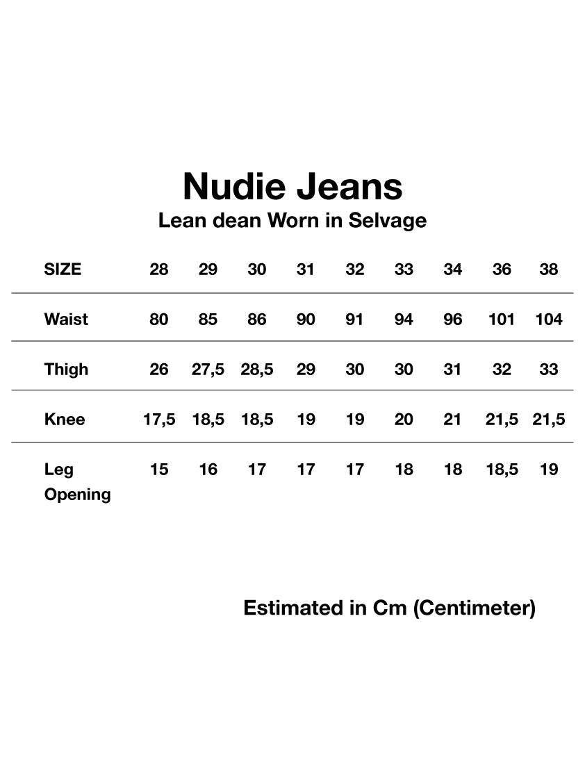 Lean Dean Worn In Selvage