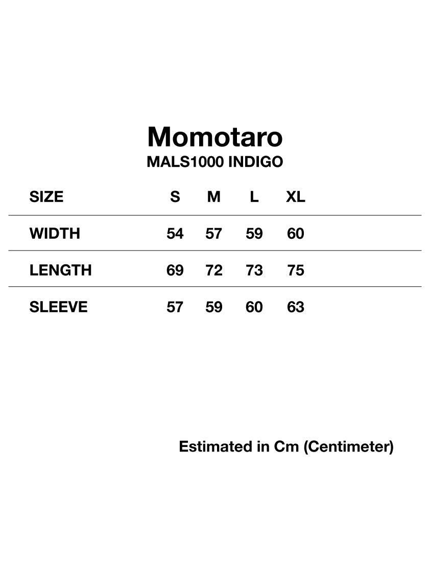 MOMOTARO MALS1000 ID TRIPLE STITCH L/S DENIM SHIRT