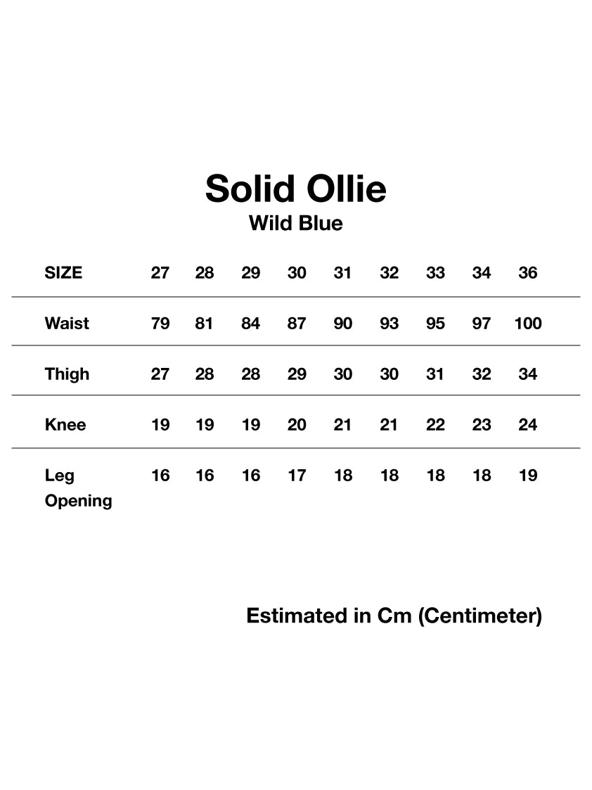 Nudie Solid Ollie Wild Blue