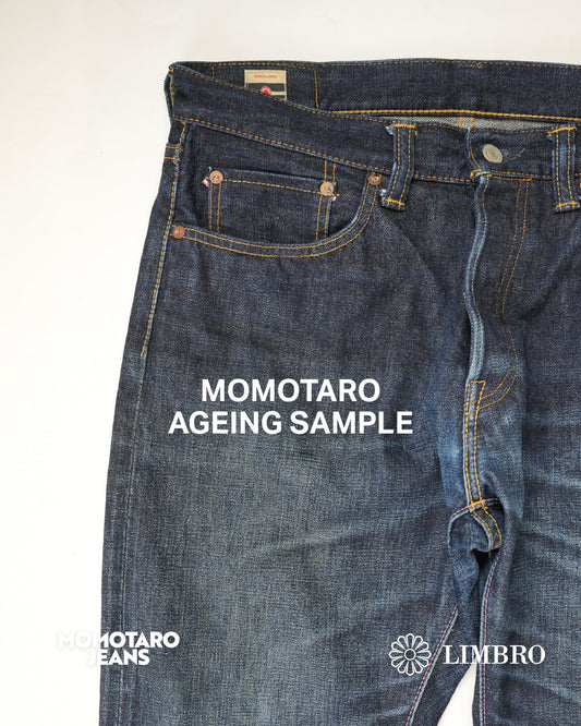 Ageing Sample MOMOTARO JEANS 1.5 Years