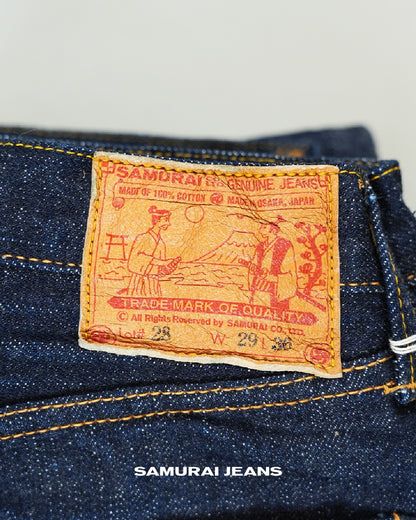 Samurai Jeans S5000VX II 17 oz Straight Fit Red Paint