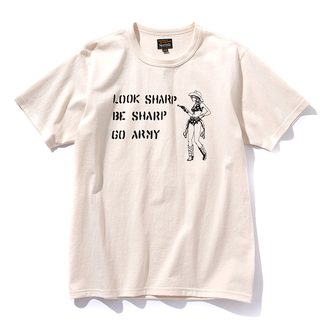 Real McCoy's MC20010 LOOK SHARP, BE SHARP Broken White β LIMBRO DENIM