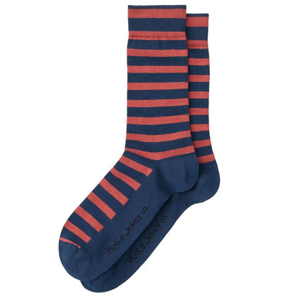 Nudie Olsson New Stripes B20/Blue Socks