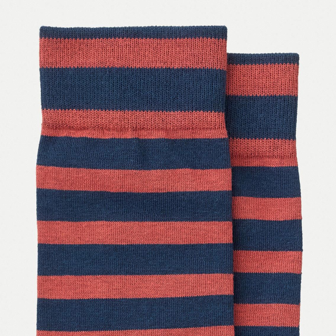 Nudie Olsson New Stripes B20/Blue Socks