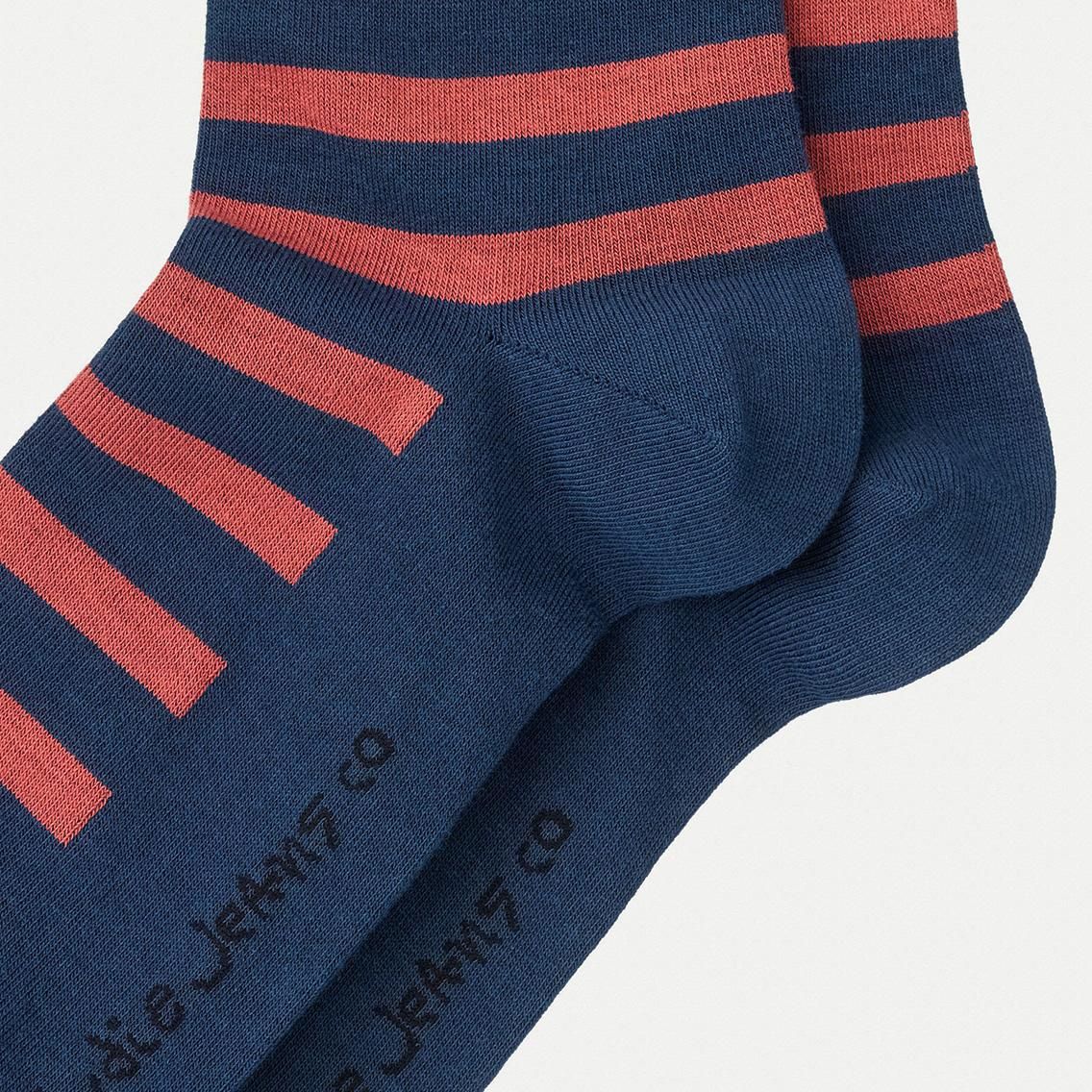 Nudie Olsson New Stripes B20/Blue Socks