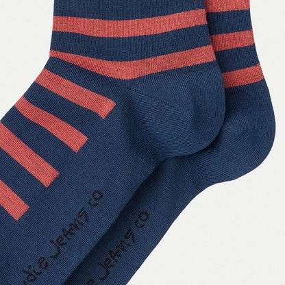 Nudie Olsson New Stripes B20/Blue Socks