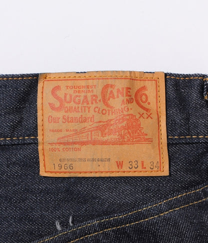 Sugar Cane Pants 1966 Model SC42966A 11oz Work Denim Pants Navy