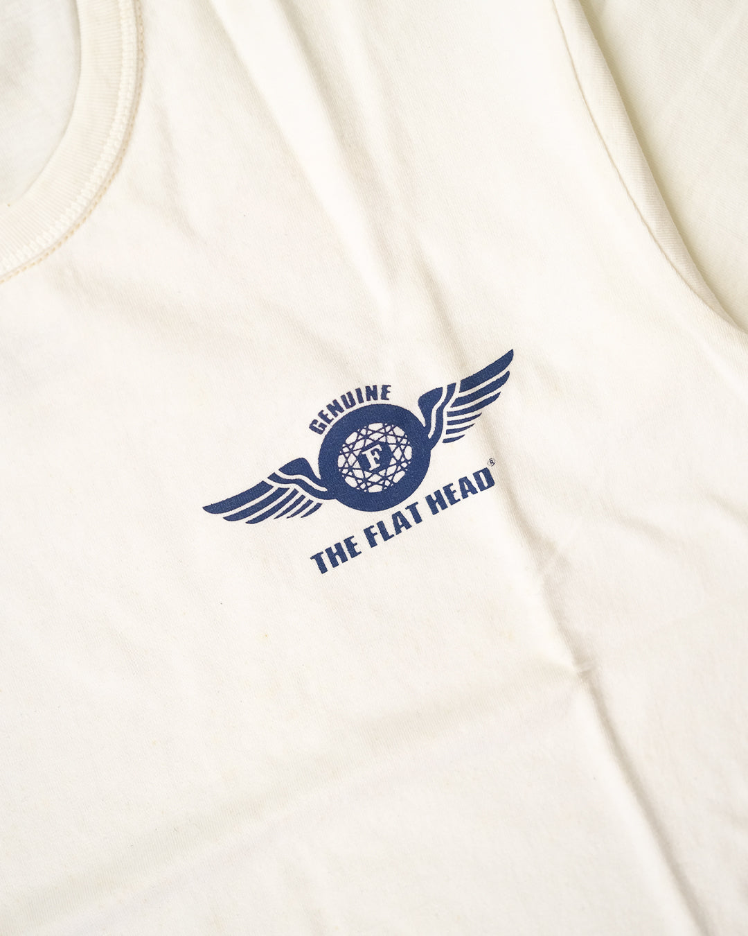 The Flat Head T-Shirt THC 119W TRADEMARK WHITE